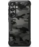 Ringke Fusion X Samsung Galaxy S25 Plus Hoesje Back Cover Design Camo Zwart