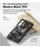 Ringke Fusion X Samsung Galaxy S25 Plus Hoesje Back Cover Design Camo Zwart