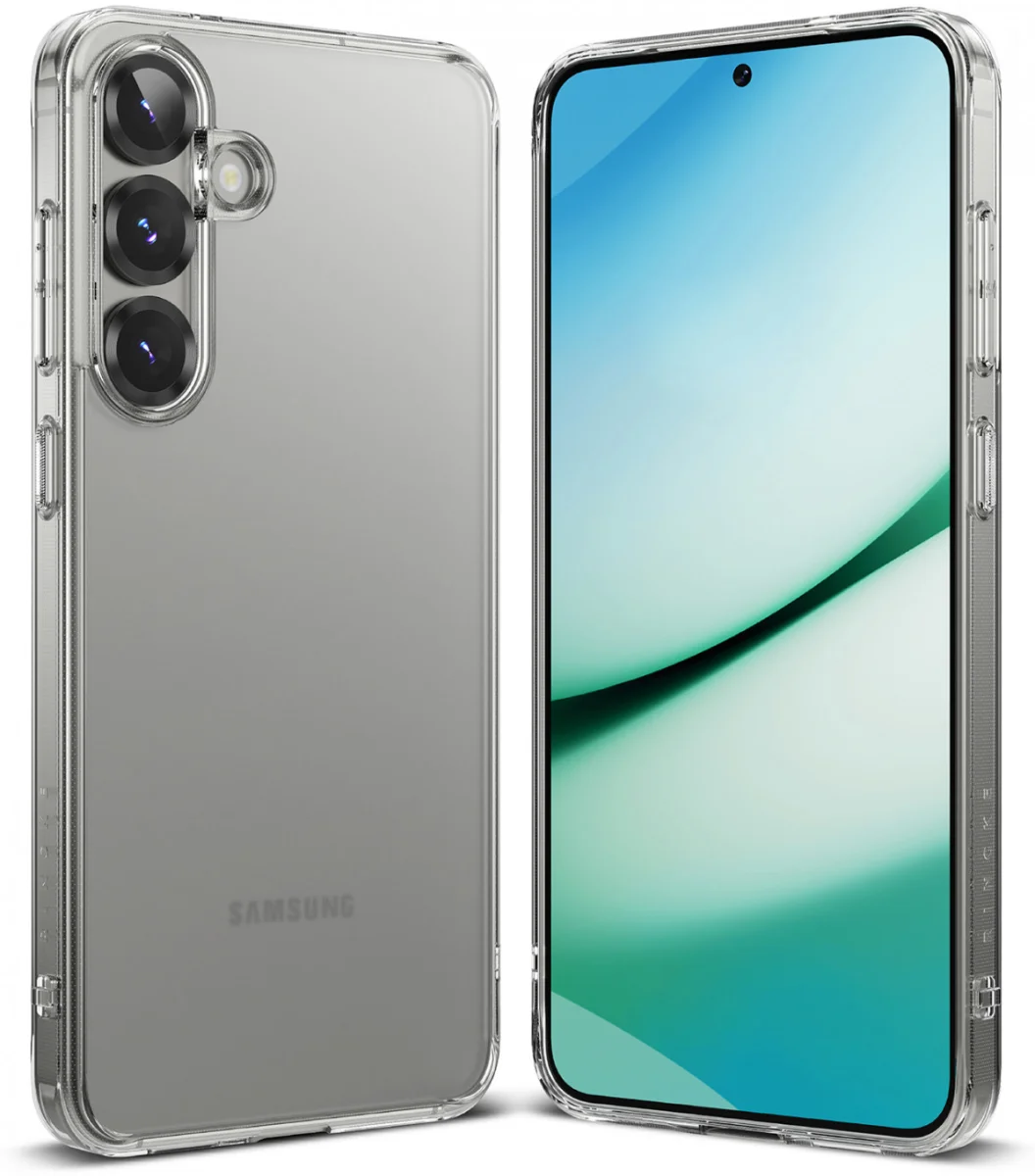 Ringke Fusion Samsung Galaxy S25 Hoesje Back Cover Matte Transparant afbeelding 1