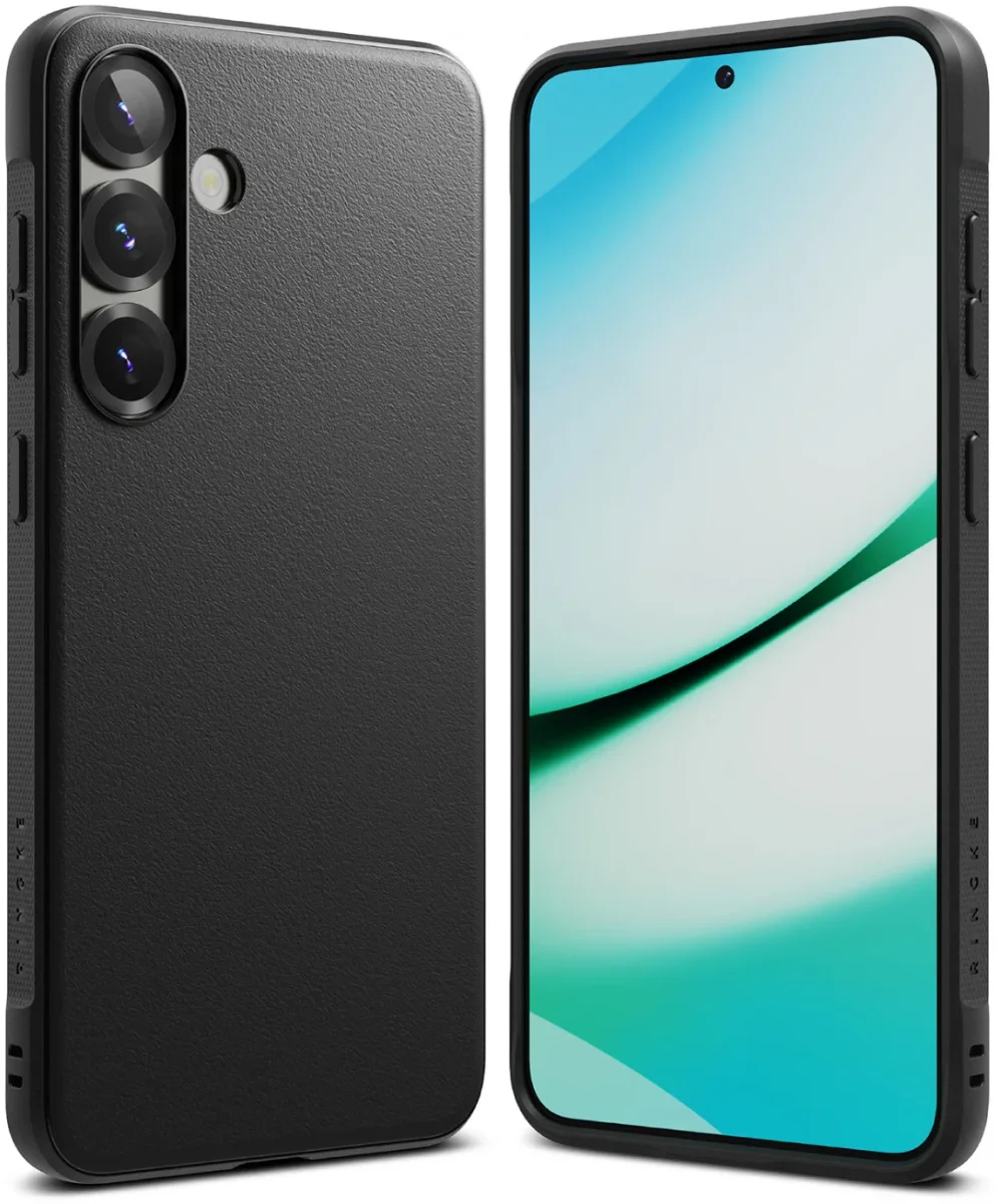 Ringke Onyx Samsung Galaxy S25 Hoesje Flexibel TPU Back Cover Zwart afbeelding 1