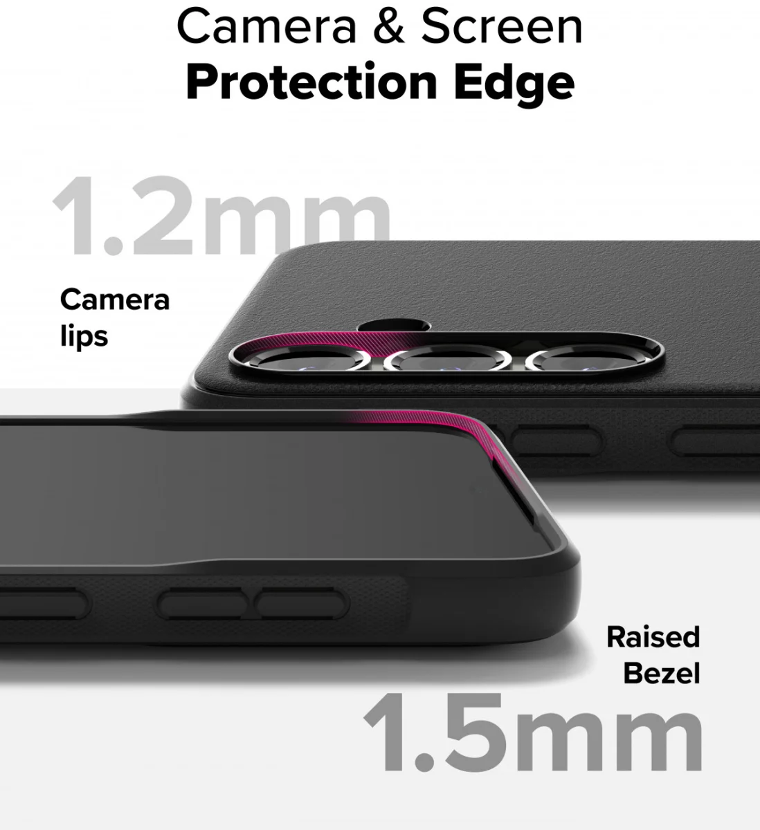 Ringke Onyx Samsung Galaxy S25 Hoesje Flexibel TPU Back Cover Zwart afbeelding 4