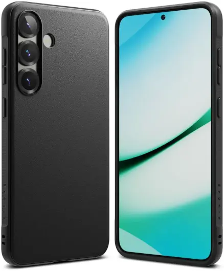 Ringke Onyx Samsung Galaxy S25 Hoesje Flexibel TPU Back Cover Zwart afbeelding 1