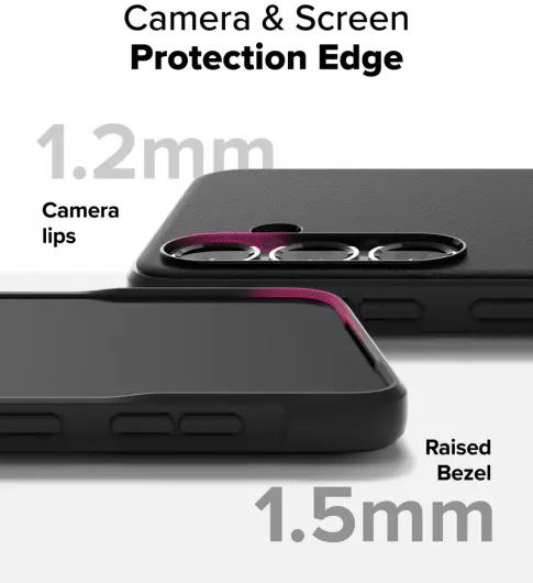 Ringke Onyx Samsung Galaxy S25 Hoesje Flexibel TPU Back Cover Zwart afbeelding 4