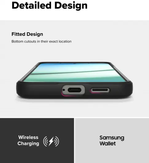 Ringke Onyx Samsung Galaxy S25 Hoesje Flexibel TPU Back Cover Zwart afbeelding 7