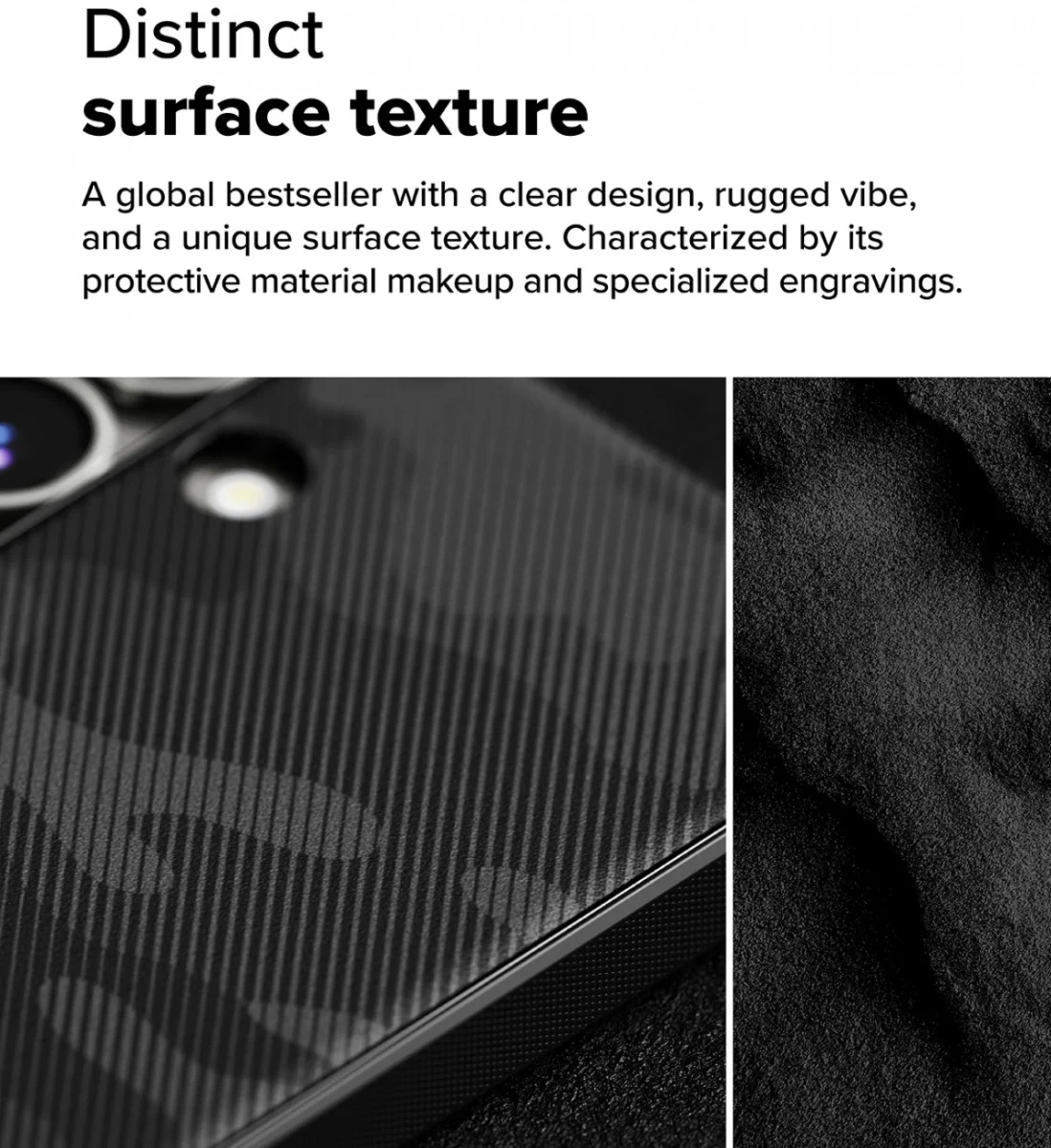 Ringke Onyx Samsung Galaxy S25 Hoesje Flexibel TPU Back Cover Design Camo Zwart afbeelding 2