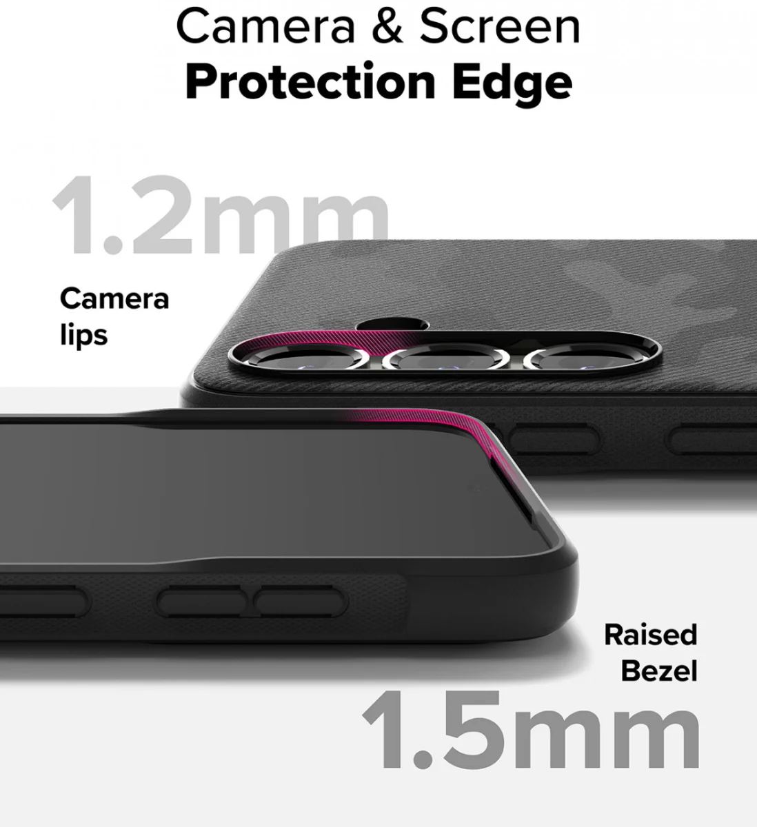 Ringke Onyx Samsung Galaxy S25 Hoesje Flexibel TPU Back Cover Design Camo Zwart afbeelding 5