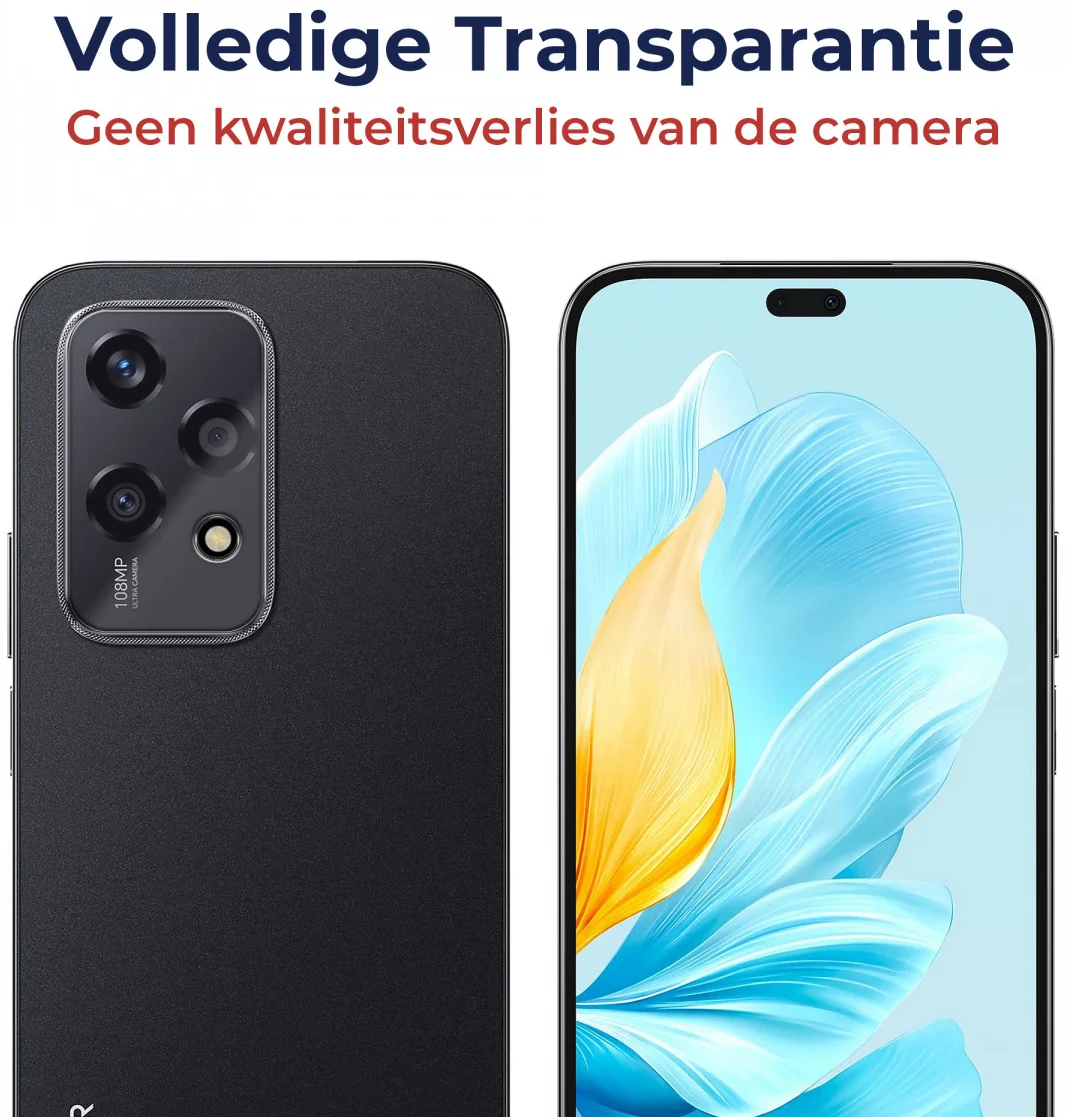 Rosso Honor 200 Lite Camera Lens Protector Transparant afbeelding 5