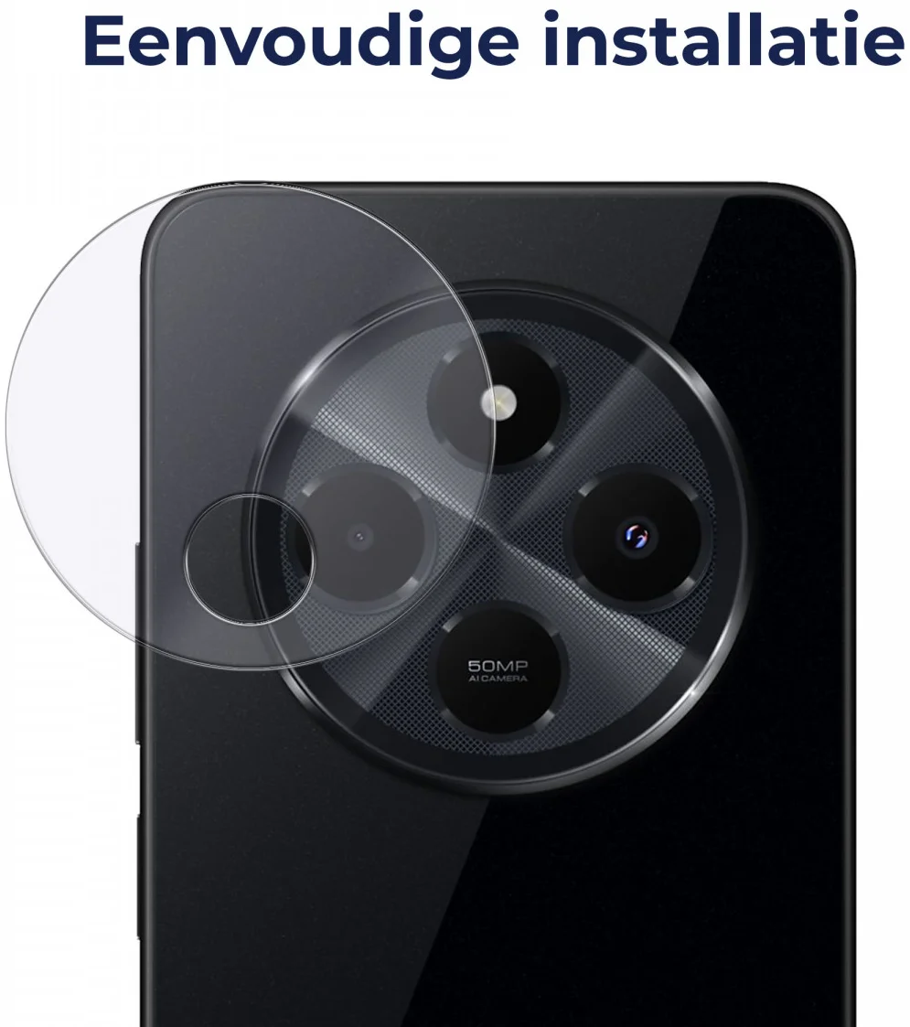 Rosso Xiaomi Redmi 14C Camera Lens Protector Transparant afbeelding 5
