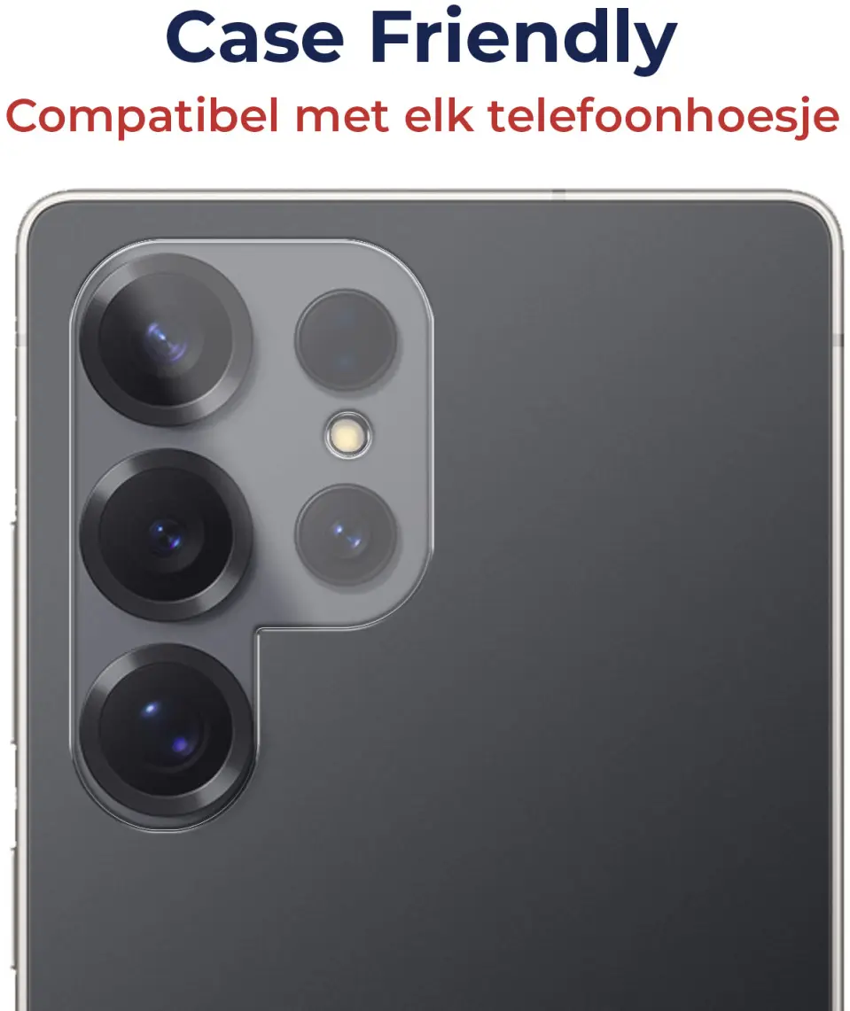 Rosso Samsung Galaxy S25 Ultra Camera Lens Protector Transparant afbeelding 5