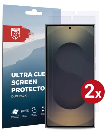 Rosso Samsung Galaxy S25 Ultra Screen Protector Case Friendly Folie Duo Pack Screen Protectors