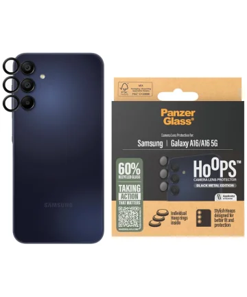 PanzerGlass Hoops Rings Samsung Galaxy A16 Camera Lens Protector Glas Screen Protectors