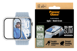 PanzerGlass Full Body Slim Apple Watch 10 42MM Screen Protector Transparant