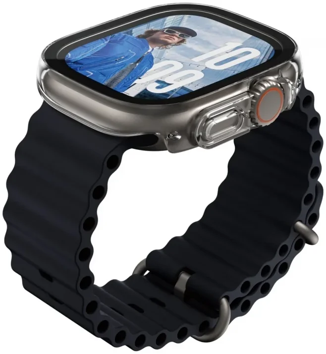 PanzerGlass Full Body Slim Apple Watch Ultra (2) Screen Protector Transparant afbeelding 2