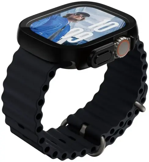 PanzerGlass Full Body Slim Apple Watch Ultra (2) Screen Protector Zwart afbeelding 2