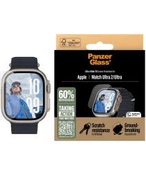 PanzerGlass Ultra Wide - Apple Watch Ultra / Ultra 2 Screen Protector - met Tray