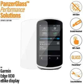 PanzerGlass Garmin Edge 1030 Plus 1040  Anti-Glare Screen Protector Glass