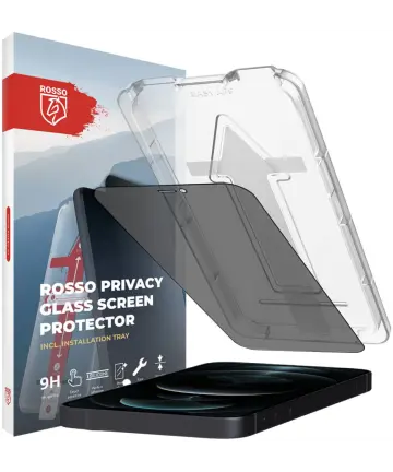 Rosso Apple iPhone 12 Pro Max Privacy Glass met Installatietray Screen Protectors