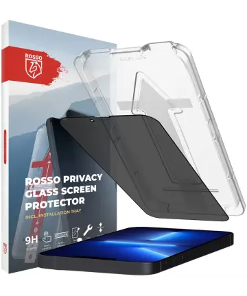 Rosso Apple iPhone 13 Pro Max Privacy Glass met Installatietray Screen Protectors