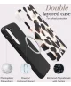 MIO MagSafe Samsung Galaxy S24 FE Hoesje Hard Shell Back Cover Leopard