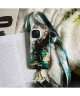 MIO MagSafe Samsung Galaxy S24 FE Hoesje Hard Shell Back Cover Green Marble