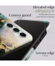 MIO MagSafe Samsung Galaxy S24 FE Hoesje Hard Shell Back Cover Green Marble