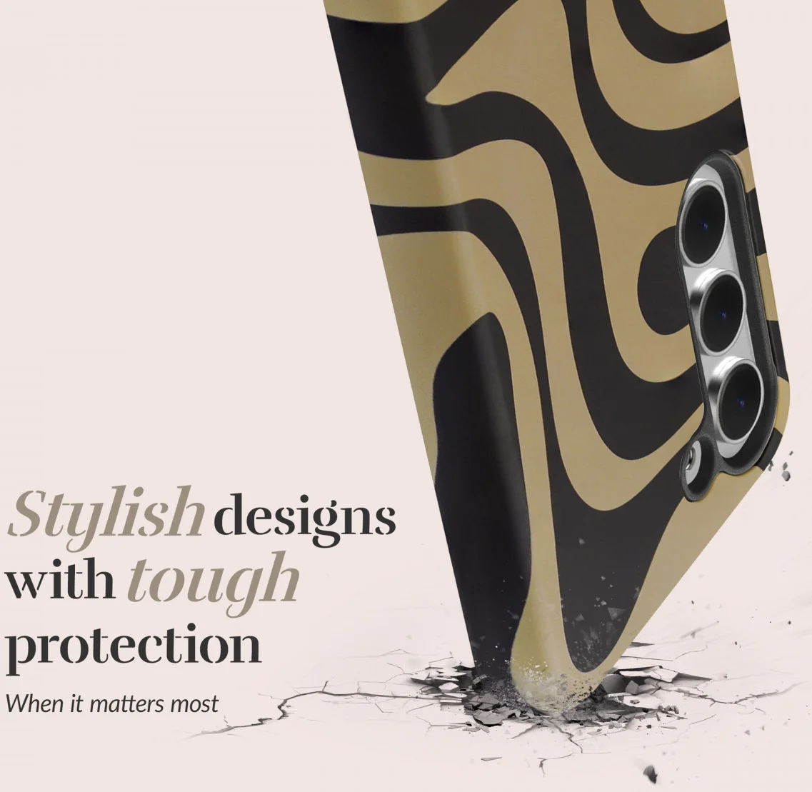 MIO MagSafe Samsung Galaxy S24 FE Hoesje Hard Shell Back Cover Swirl afbeelding 5