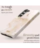 MIO MagSafe Samsung Galaxy S24 FE Hoesje Hard Shell Back Cover Gold Marble