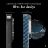NEKIT Fiber Apple iPhone 14 Pro Hoesje MagSafe Kevlar Back Cover Dun Blauw afbeelding 5