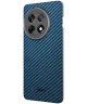 Nekit Fiber OnePlus 13 Hoesje MagSafe Kevlar Back Cover Dun Blauw