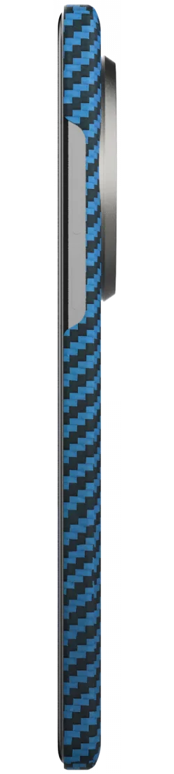 NEKIT Fiber OnePlus 13 Hoesje MagSafe Kevlar Back Cover Dun Blauw afbeelding 18