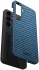 NEKIT Fiber Samsung Galaxy S25 Hoesje MagSafe / Qi2 Kevlar Back Cover Dun Blauw afbeelding 13