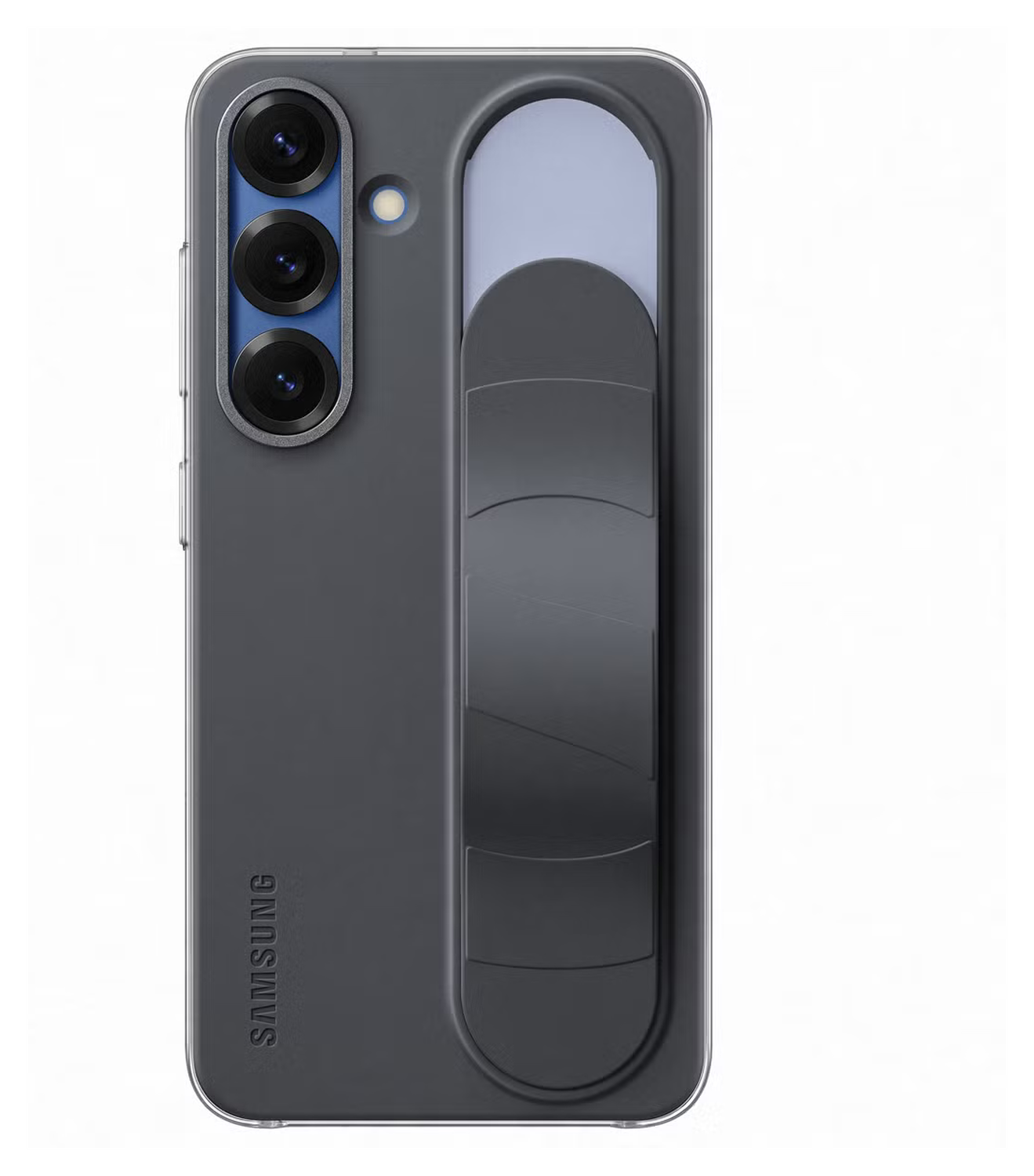 Origineel Samsung Galaxy S25 Hoesje Standing Grip Case Zwart afbeelding 4