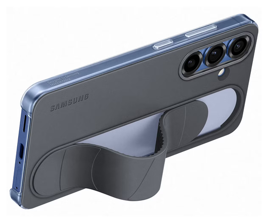 Origineel Samsung Galaxy S25 Hoesje Standing Grip Case Zwart afbeelding 2