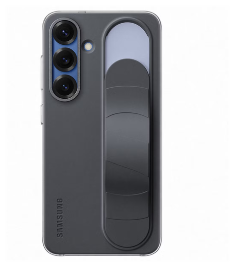 Origineel Samsung Galaxy S25 Hoesje Standing Grip Case Zwart afbeelding 4