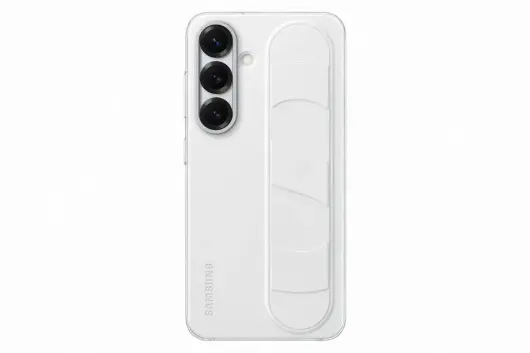 Origineel Samsung Galaxy S25 Hoesje Standing Grip Case Wit afbeelding 3