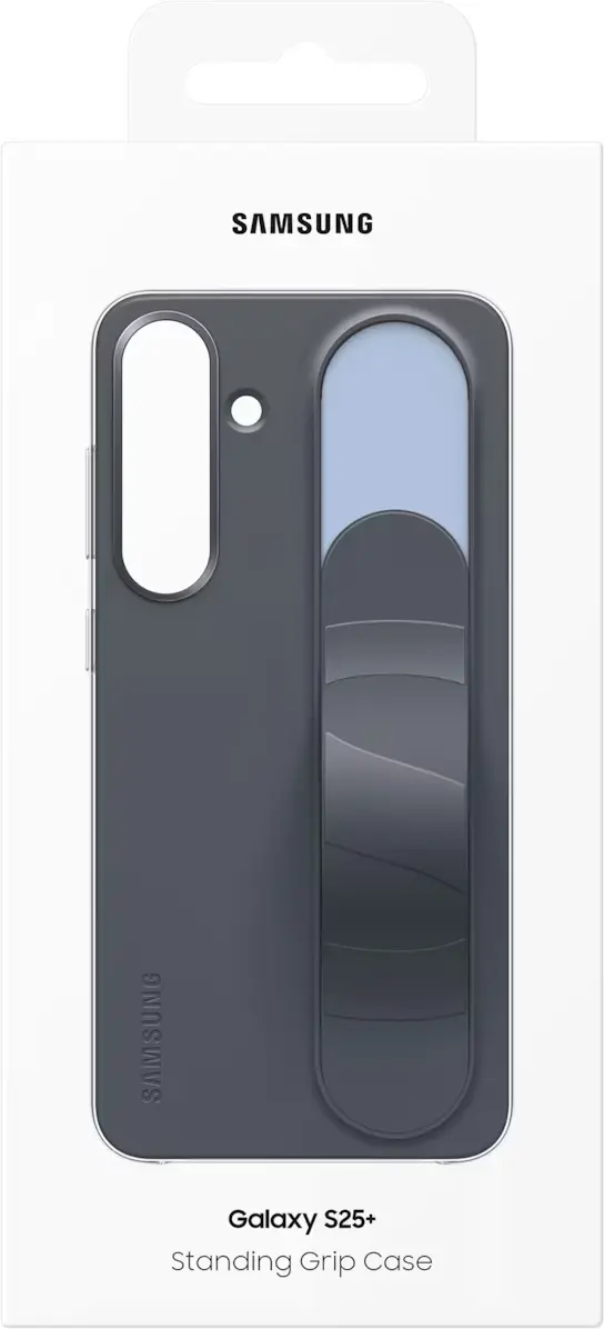 Origineel Samsung Galaxy S25 Plus Hoesje Standing Grip Case Zwart afbeelding 5