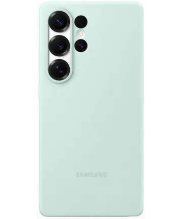 Origineel Samsung Galaxy S25 Ultra Hoesje Silicone Case Back Cover Mint Hoesjes