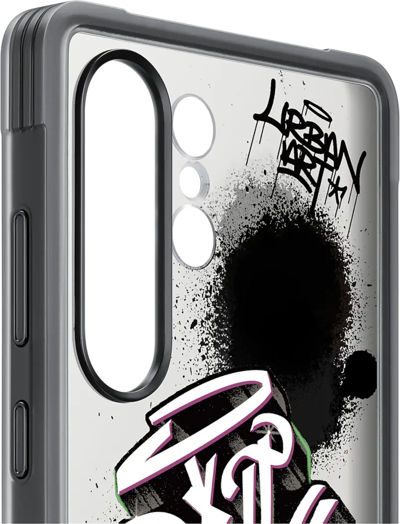 Origineel Samsung Galaxy S25 Ultra Hoesje Rugged FlipSuit Case Transparant Zwart afbeelding 9