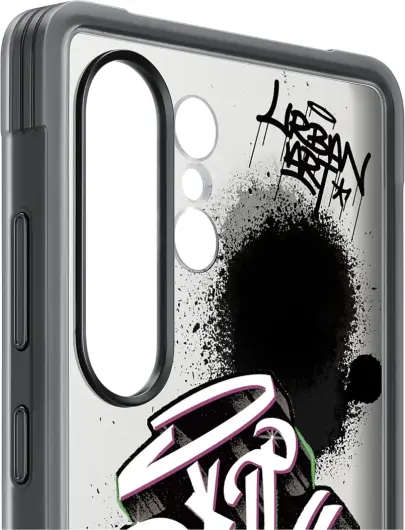 Origineel Samsung Galaxy S25 Ultra Hoesje Rugged FlipSuit Case Transparant Zwart afbeelding 9