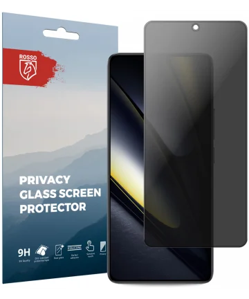 Rosso Xiaomi Poco F6 9H Tempered Glass Screen Protector Privacy Screen Protectors