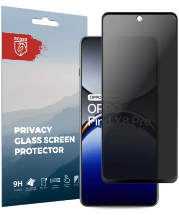 Rosso Oppo Find X8 Pro 9H Tempered Glass Screen Protector Privacy Screen Protectors