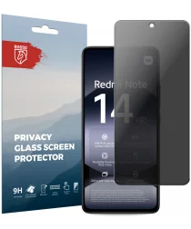 Rosso Xiaomi Redmi Note 14 9H Tempered Glass Screen Protector Privacy afbeelding