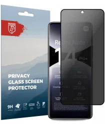 Rosso Xiaomi Redmi Note 14 Pro+ 9H Tempered Glass Screen Protector Privacy