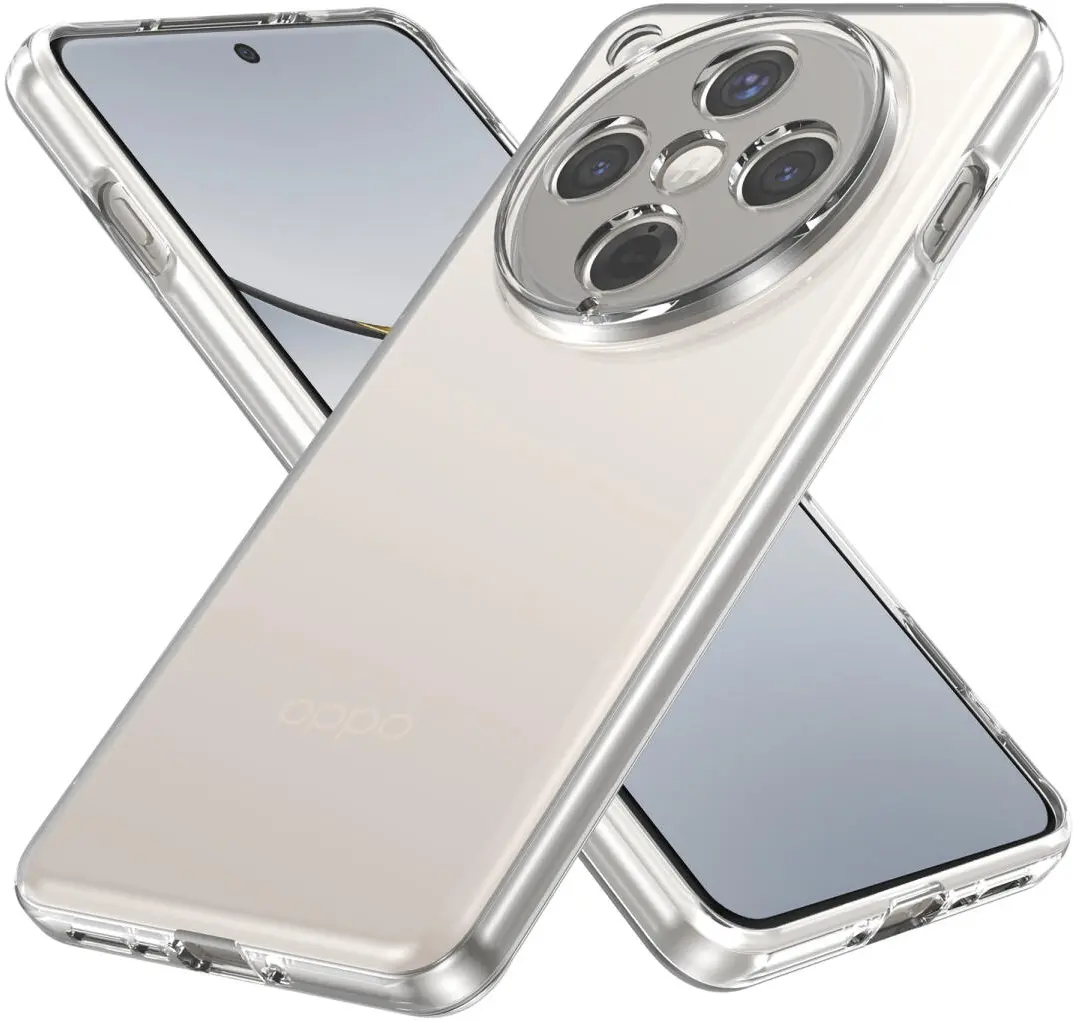 Oppo Find X8 Pro Hoesje Dun TPU Back Cover Transparant afbeelding 2
