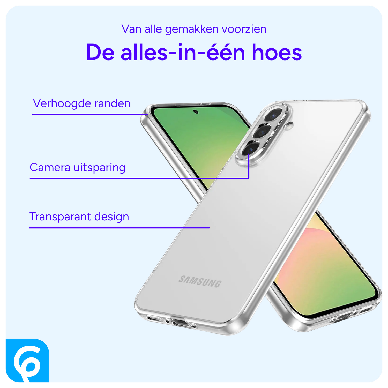 Samsung Galaxy A56 Hoesje Dun TPU Back Cover Transparant afbeelding 2