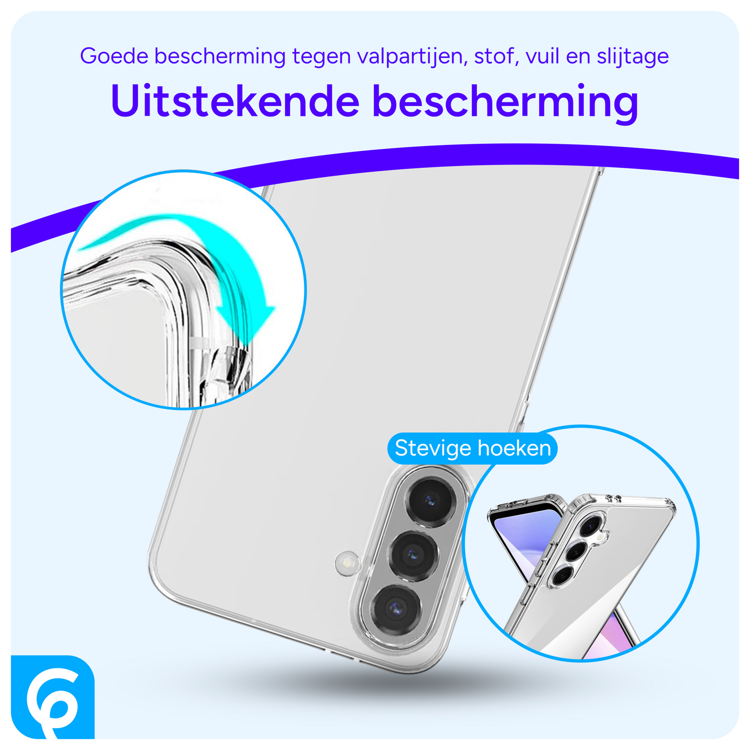 Samsung Galaxy A56 Hoesje Dun TPU Back Cover Transparant afbeelding 3