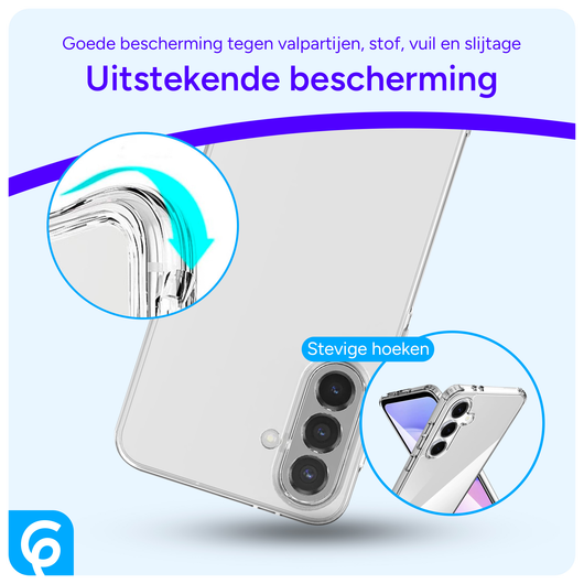 Samsung Galaxy A56 Hoesje Dun TPU Back Cover Transparant afbeelding 3