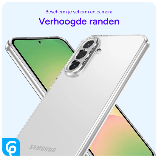 Samsung Galaxy A56 Hoesje Dun TPU Back Cover Transparant afbeelding 5