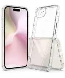 Apple iPhone 16e Hoesje Dun TPU Back Cover Transparant