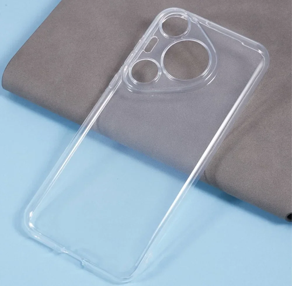 Huawei Pura 70 Hoesje Dun TPU Back Cover Transparant afbeelding 3